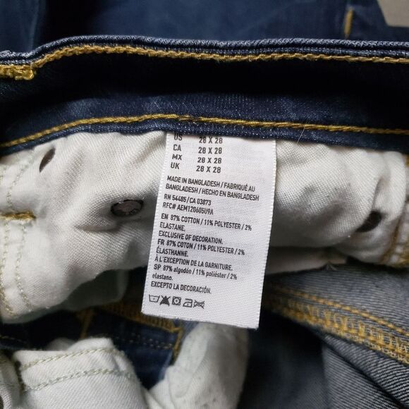 AE SLIM STRAIGHT LEG EXTREME FLEX MENS JEANS SZ 28 American Eagle - Picture 7 of 13